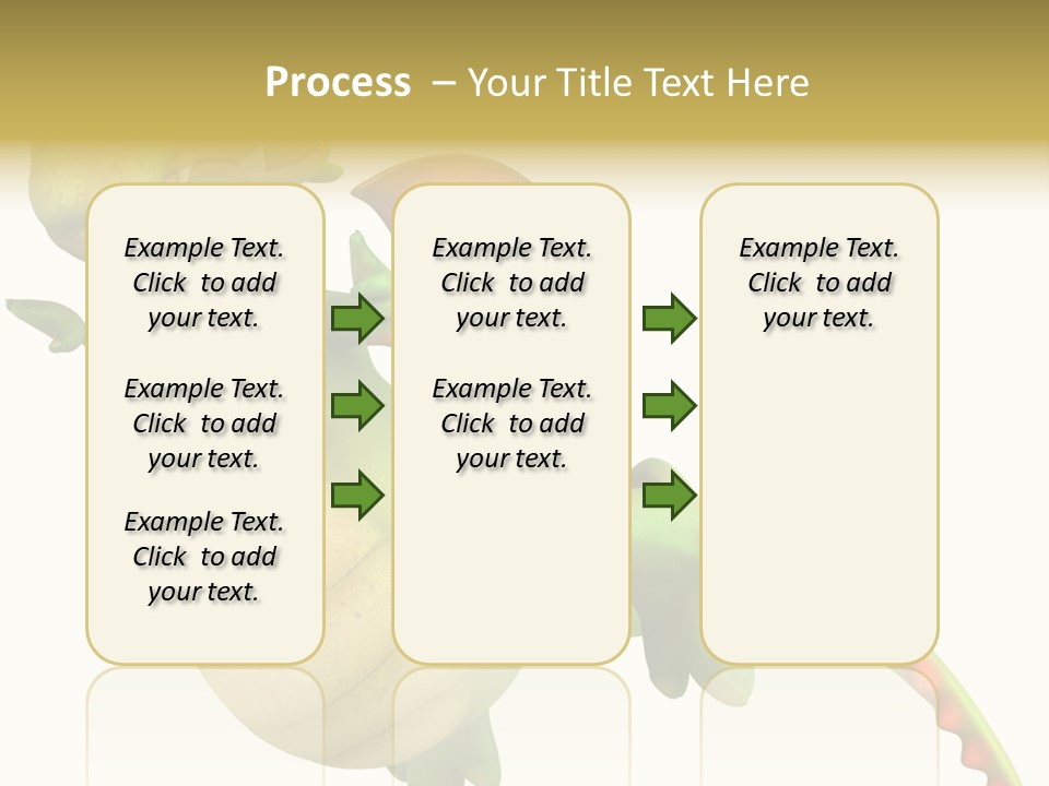 Clip Medieval Dragon PowerPoint Template