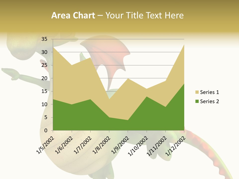 Clip Medieval Dragon PowerPoint Template