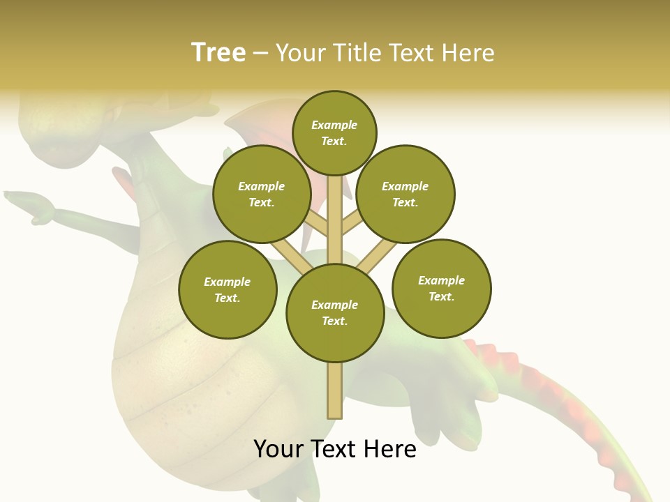 Clip Medieval Dragon PowerPoint Template