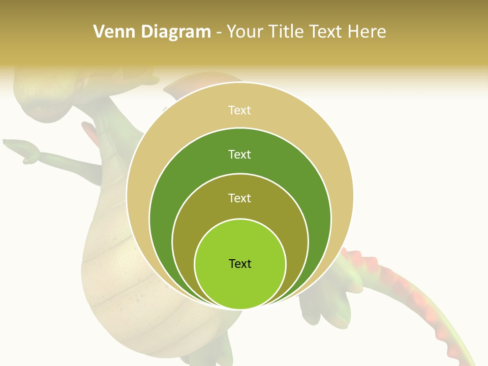 Clip Medieval Dragon PowerPoint Template