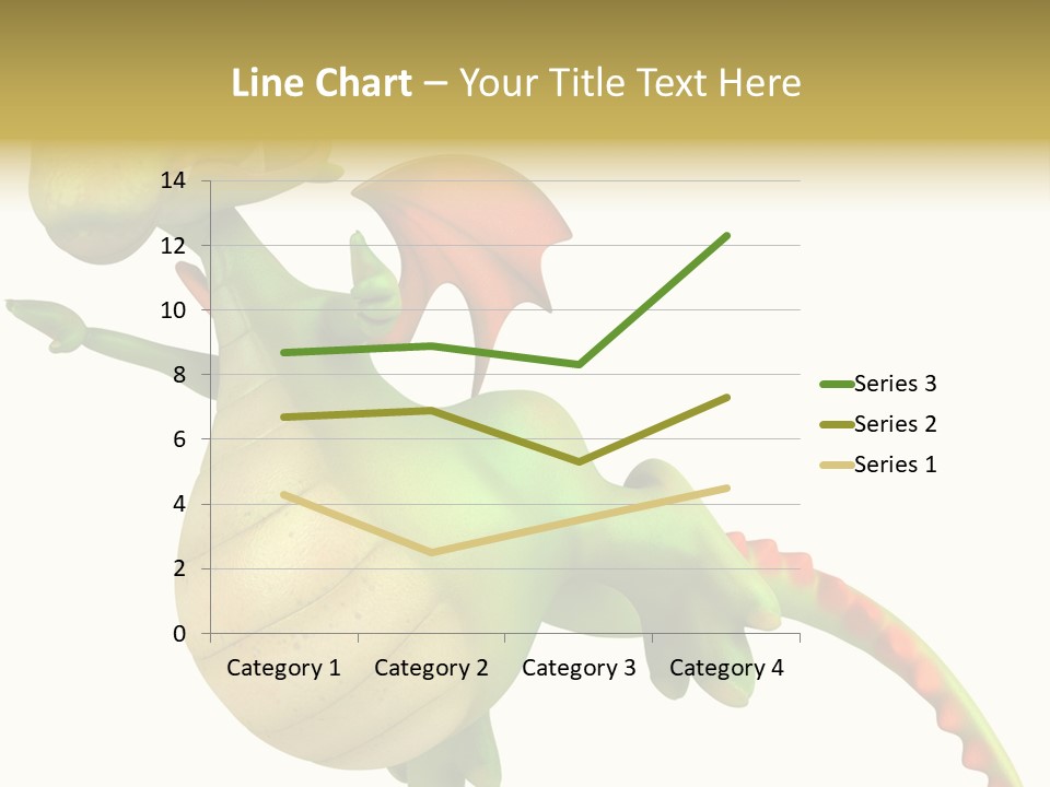 Clip Medieval Dragon PowerPoint Template