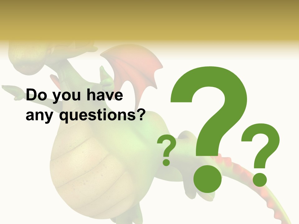 Clip Medieval Dragon PowerPoint Template