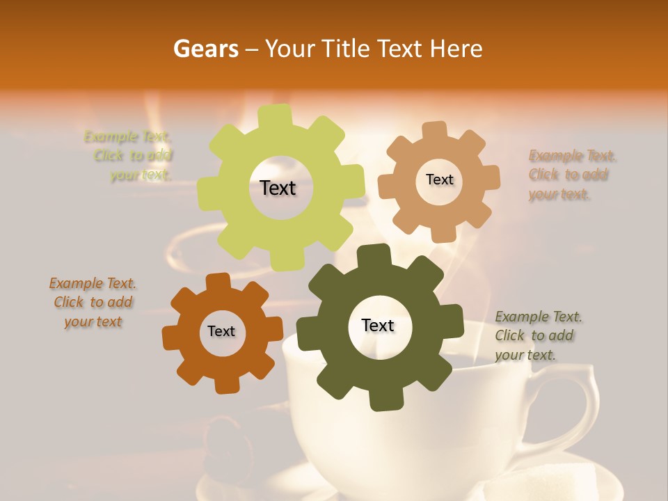 Wall Coffee Old PowerPoint Template