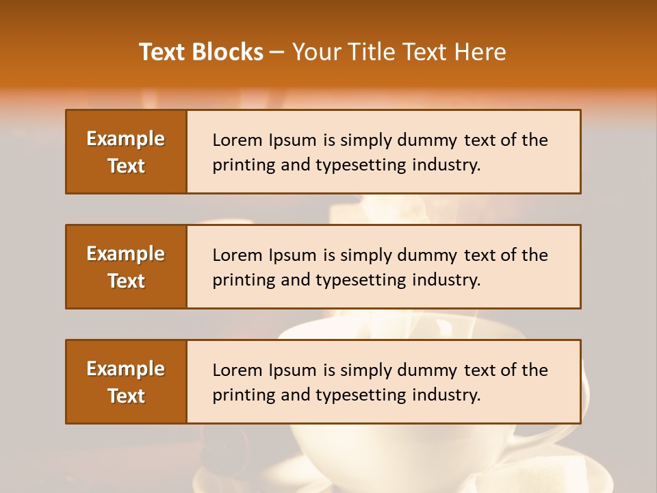 Wall Coffee Old PowerPoint Template