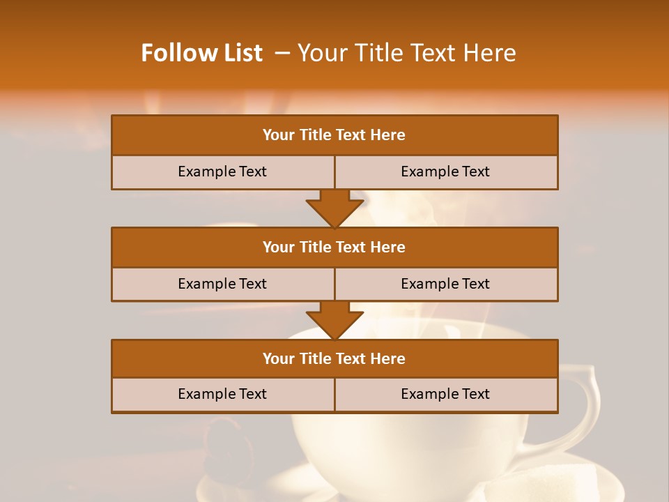 Wall Coffee Old PowerPoint Template