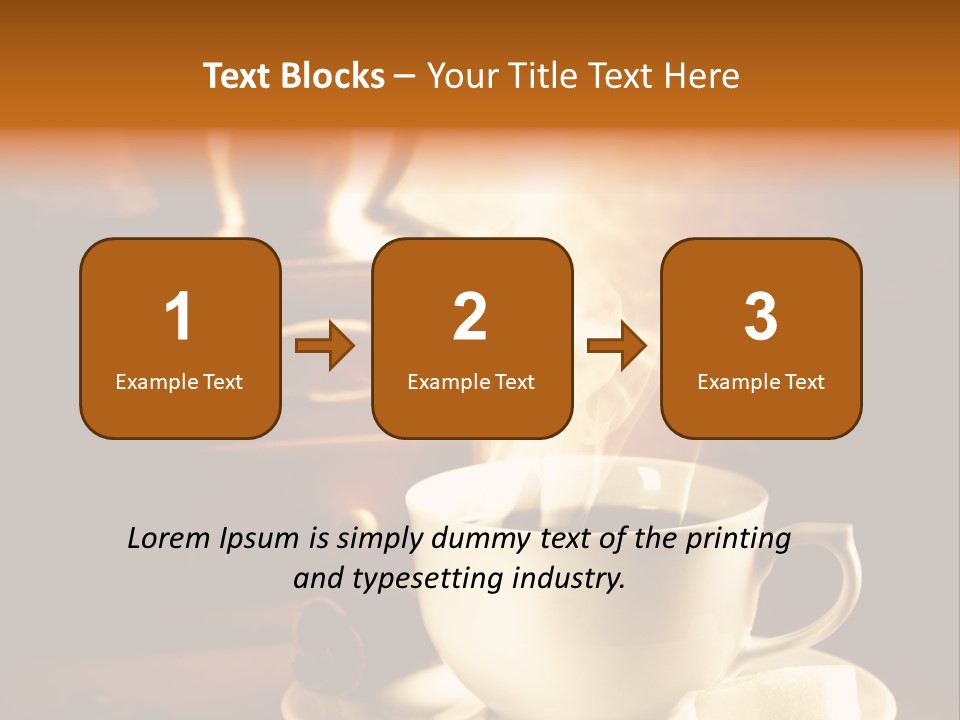 Wall Coffee Old PowerPoint Template