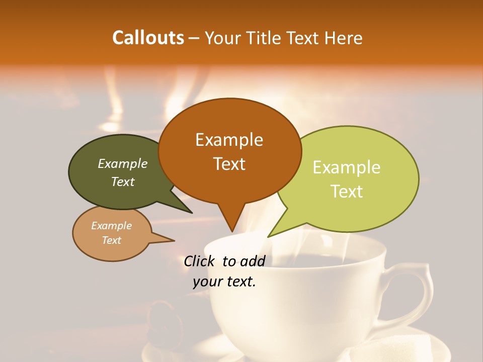 Wall Coffee Old PowerPoint Template