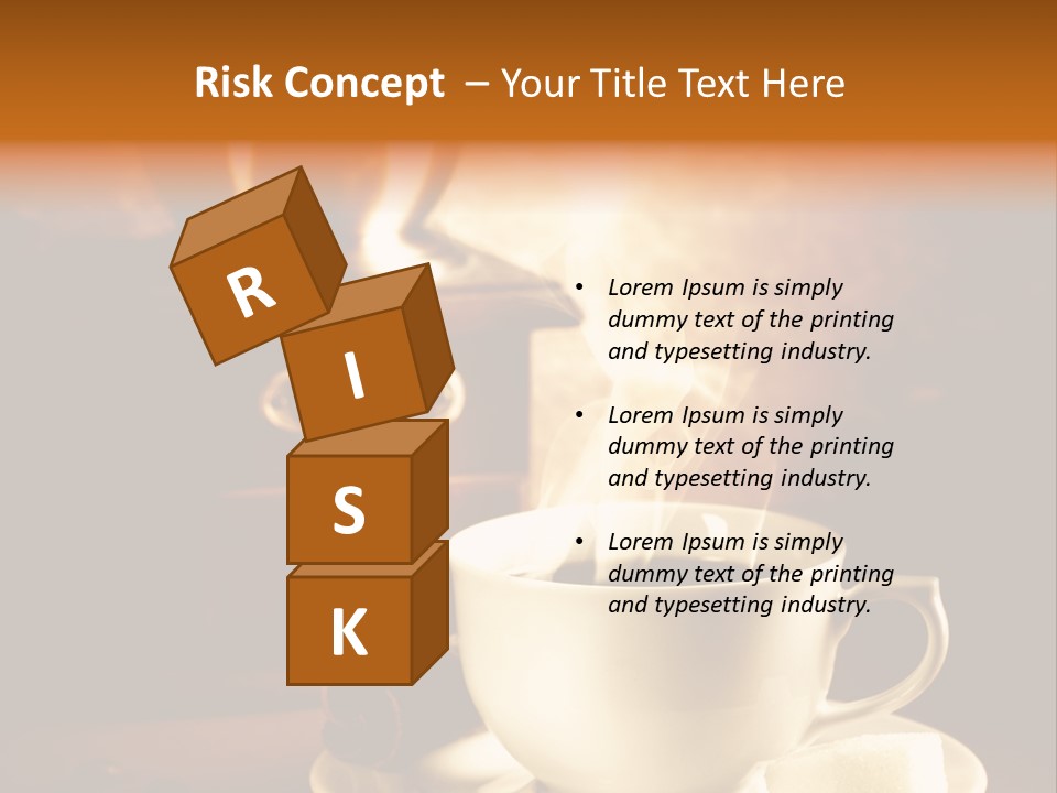 Wall Coffee Old PowerPoint Template