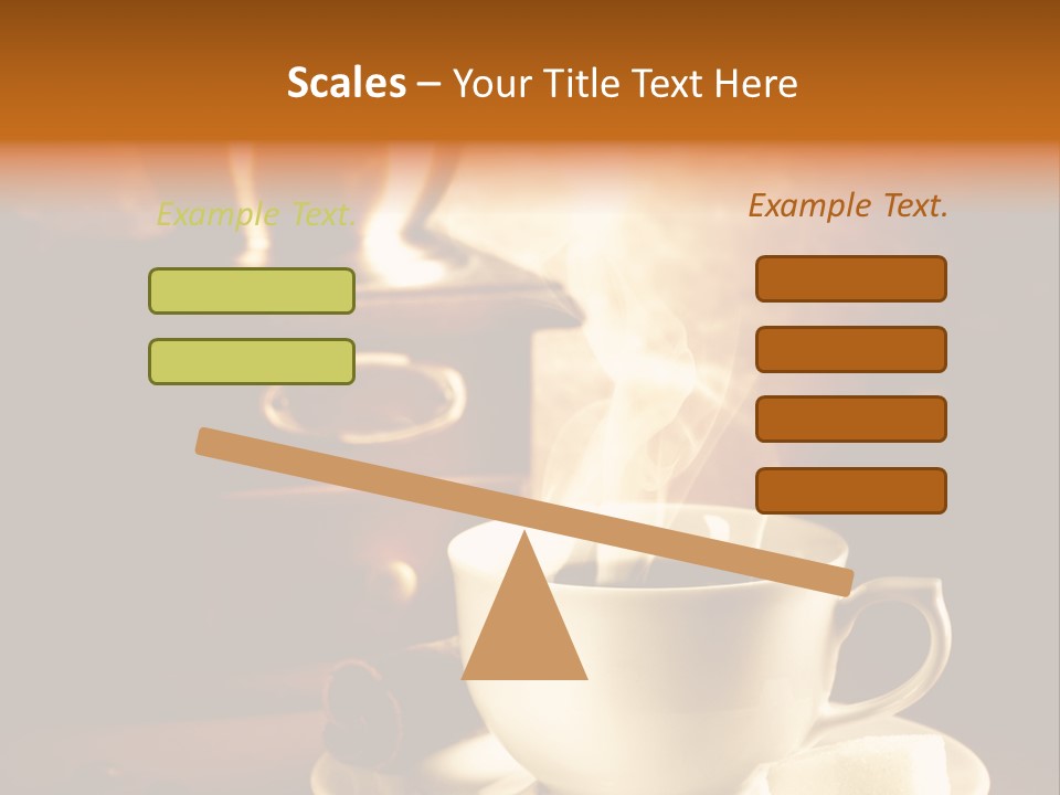 Wall Coffee Old PowerPoint Template