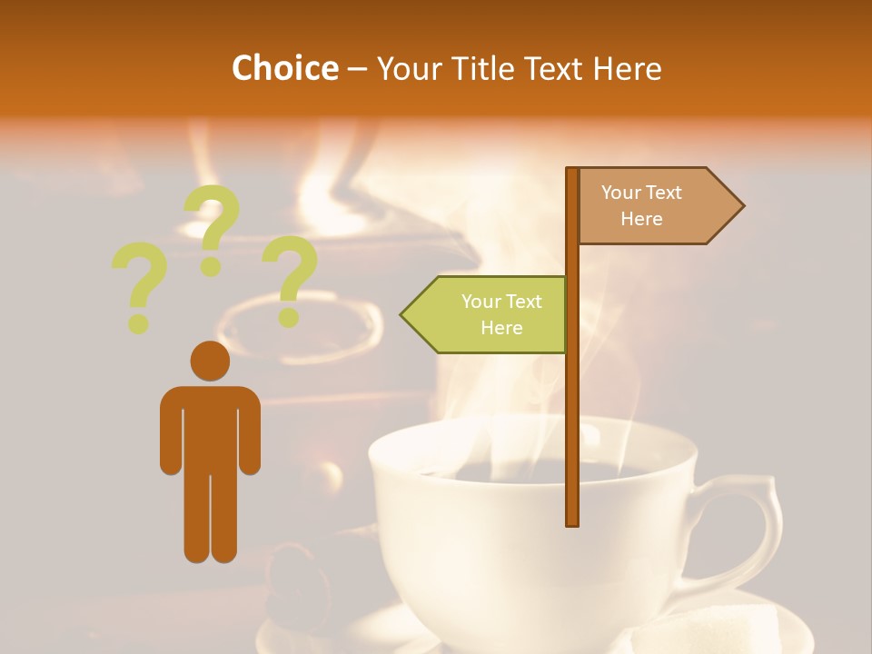 Wall Coffee Old PowerPoint Template