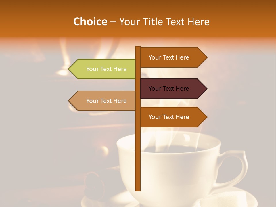 Wall Coffee Old PowerPoint Template