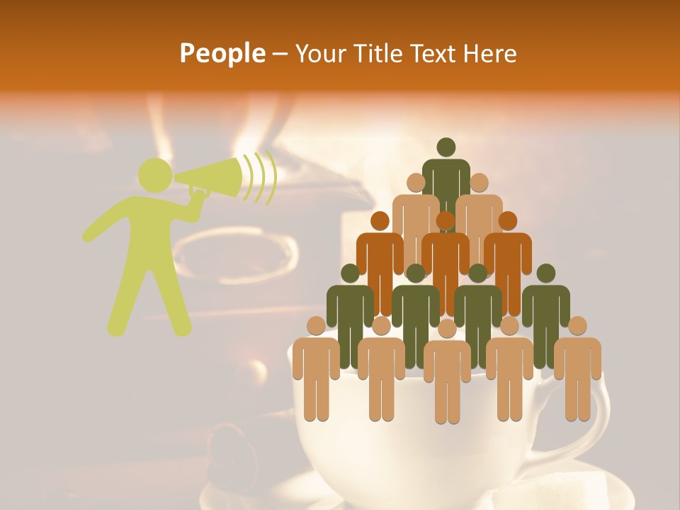 Wall Coffee Old PowerPoint Template