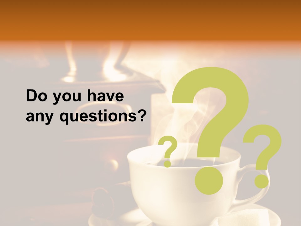 Wall Coffee Old PowerPoint Template