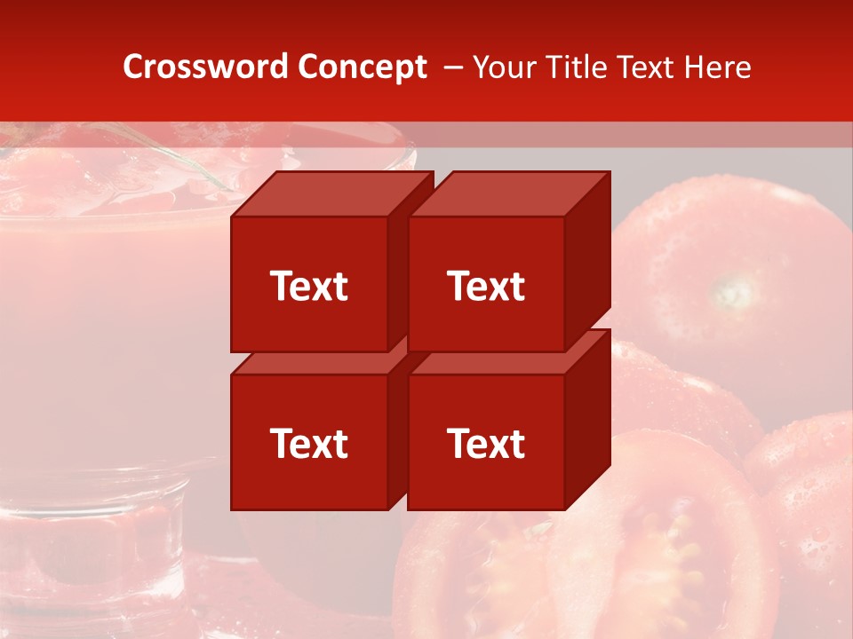 Tomato Nutritious Fresh PowerPoint Template