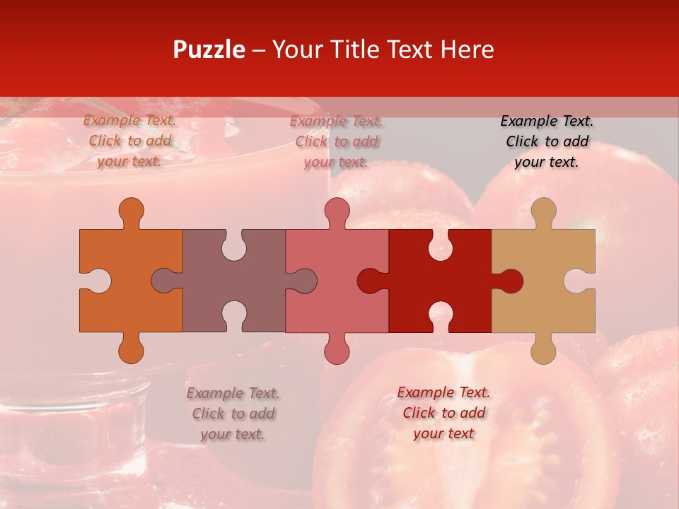 Tomato Nutritious Fresh PowerPoint Template