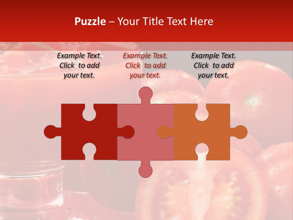 Tomato Nutritious Fresh PowerPoint Template