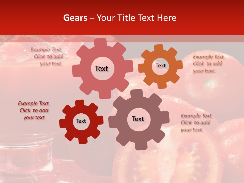 Tomato Nutritious Fresh PowerPoint Template