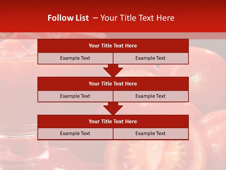 Tomato Nutritious Fresh PowerPoint Template