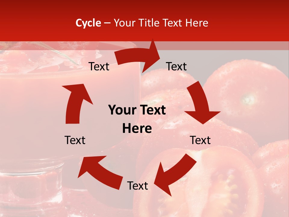 Tomato Nutritious Fresh PowerPoint Template