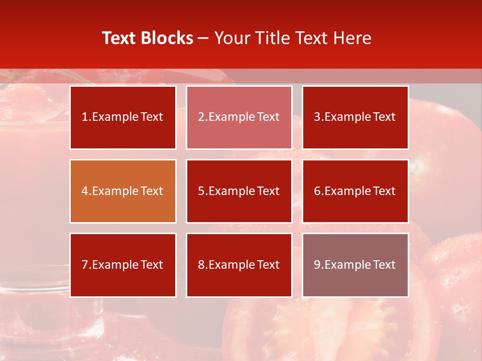 Tomato Nutritious Fresh PowerPoint Template