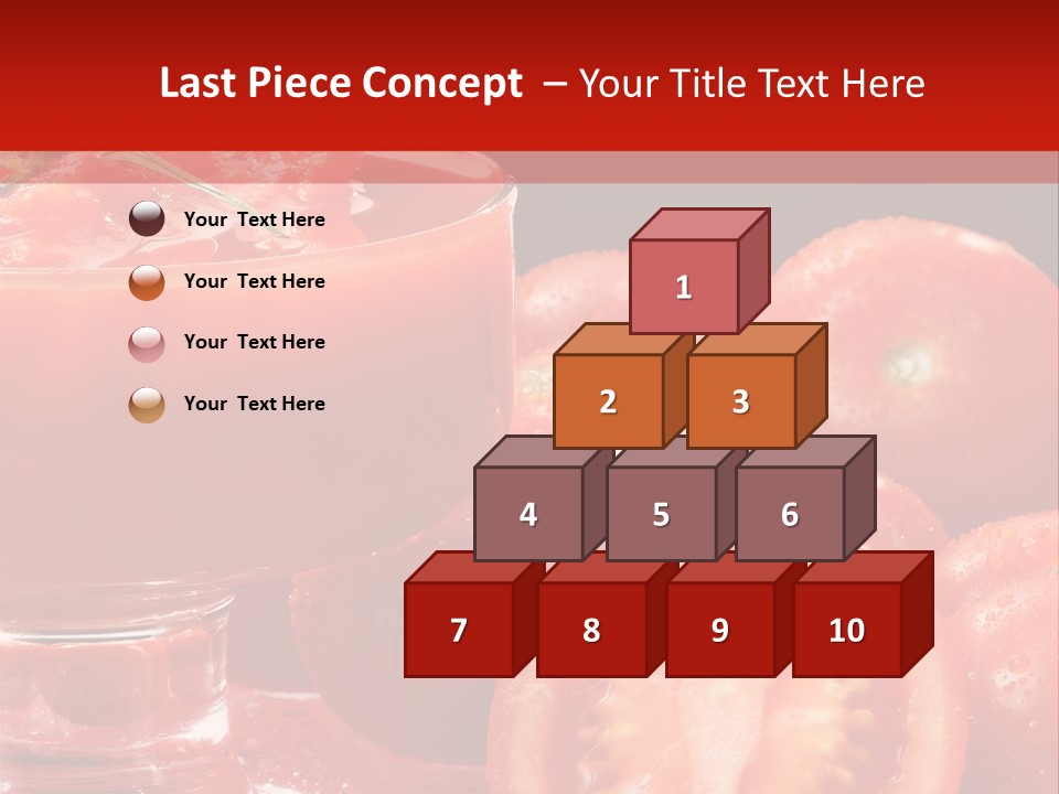 Tomato Nutritious Fresh PowerPoint Template