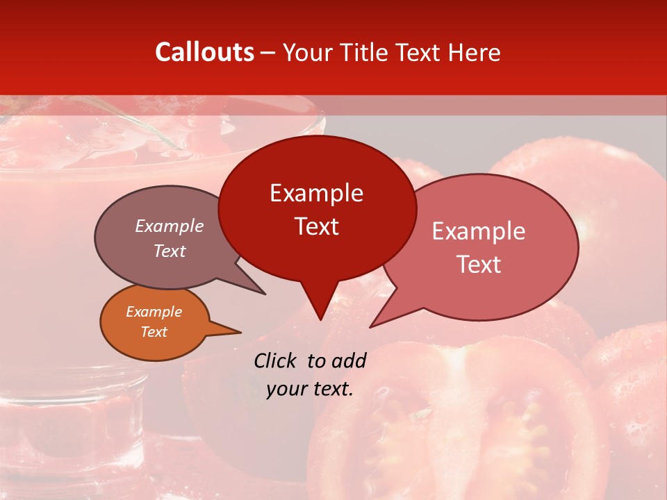 Tomato Nutritious Fresh PowerPoint Template