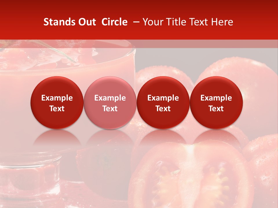 Tomato Nutritious Fresh PowerPoint Template