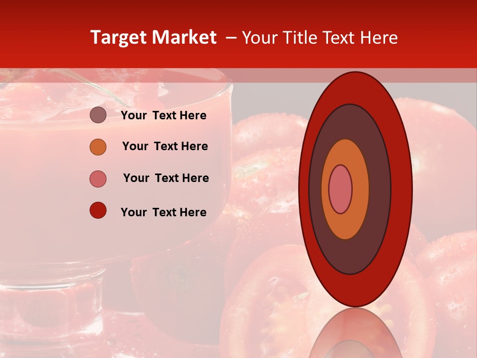 Tomato Nutritious Fresh PowerPoint Template