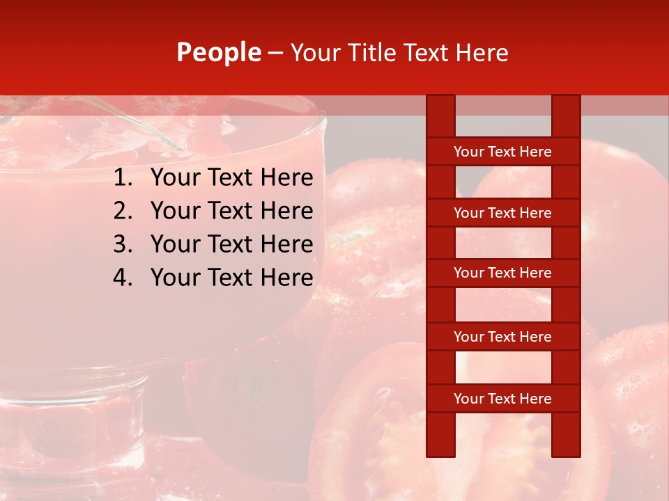 Tomato Nutritious Fresh PowerPoint Template
