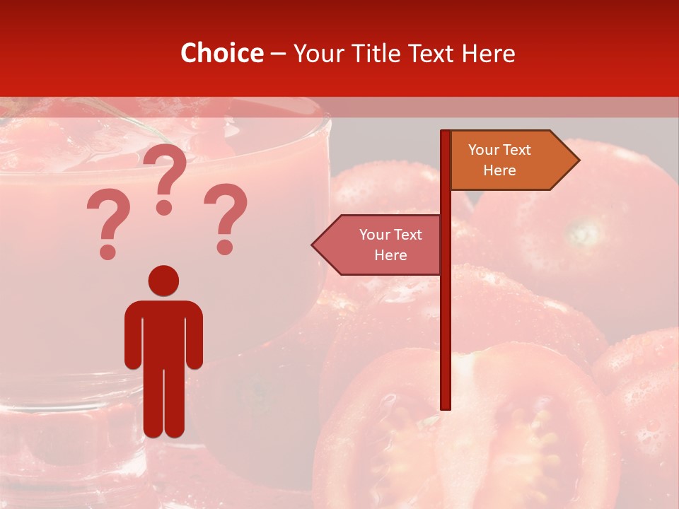 Tomato Nutritious Fresh PowerPoint Template