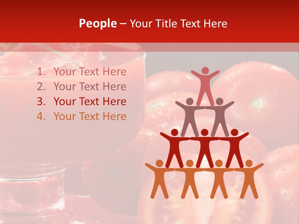 Tomato Nutritious Fresh PowerPoint Template