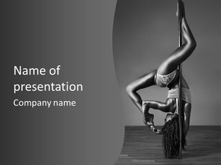 Dance Pretty Black PowerPoint Template