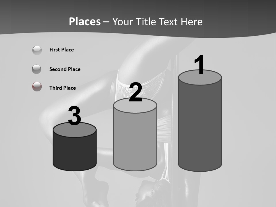 Dance Pretty Black PowerPoint Template