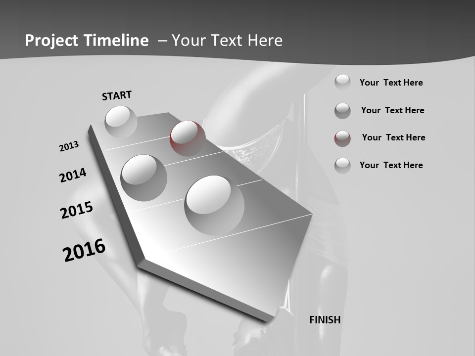 Dance Pretty Black PowerPoint Template