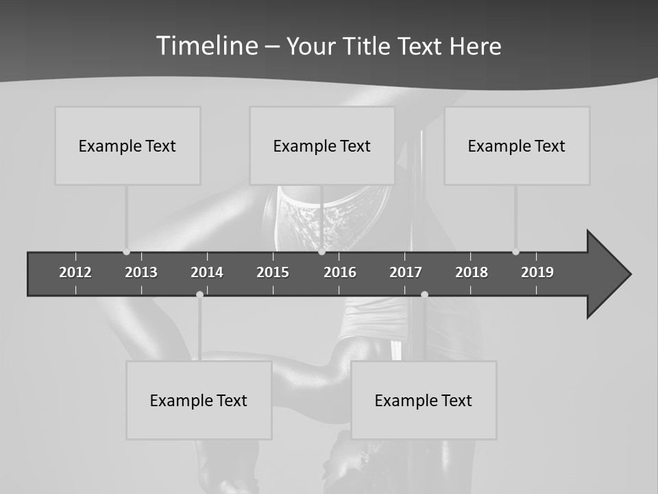 Dance Pretty Black PowerPoint Template