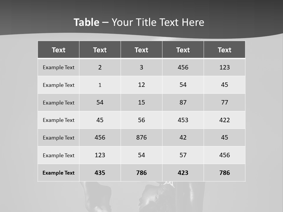 Dance Pretty Black PowerPoint Template