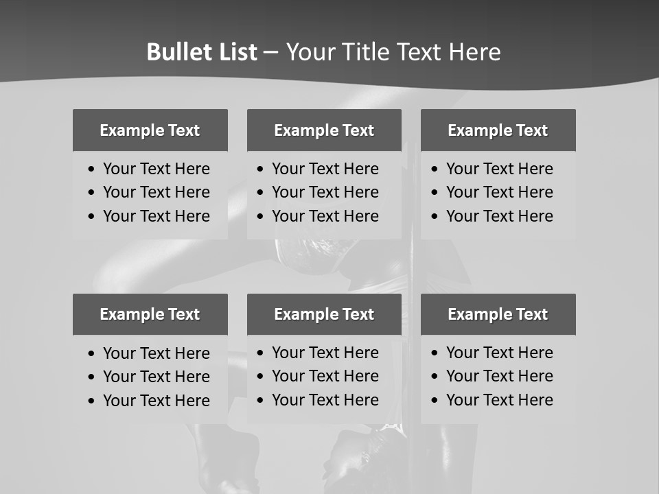 Dance Pretty Black PowerPoint Template