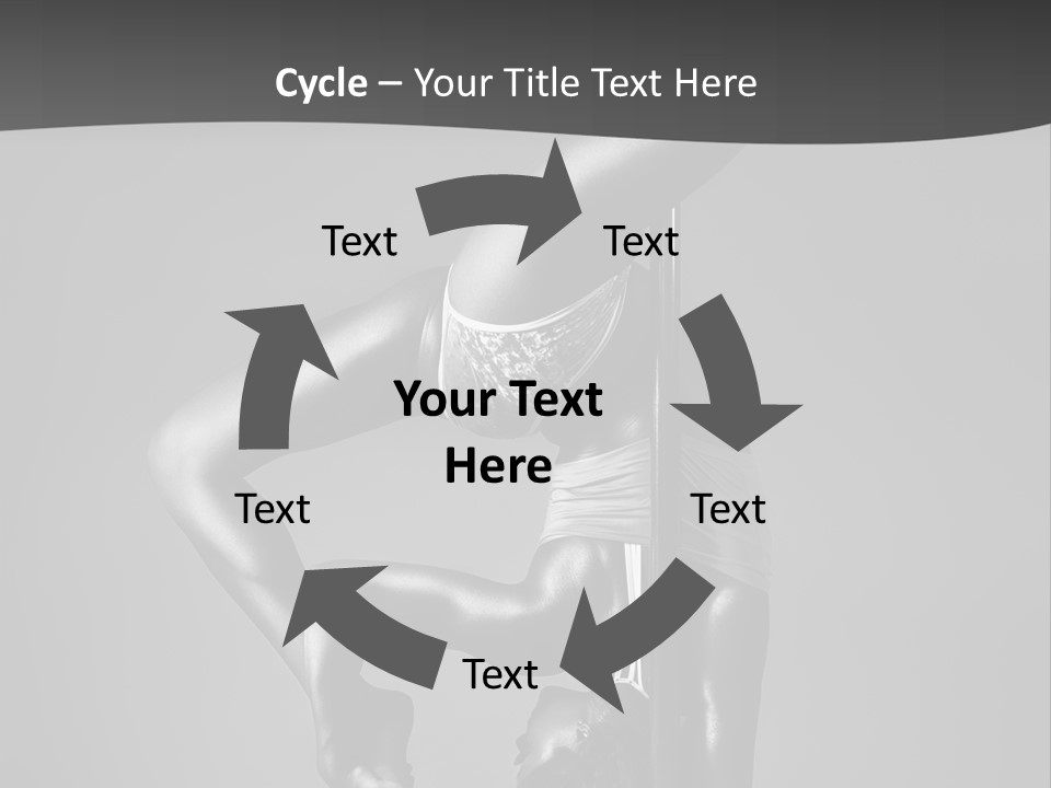 Dance Pretty Black PowerPoint Template