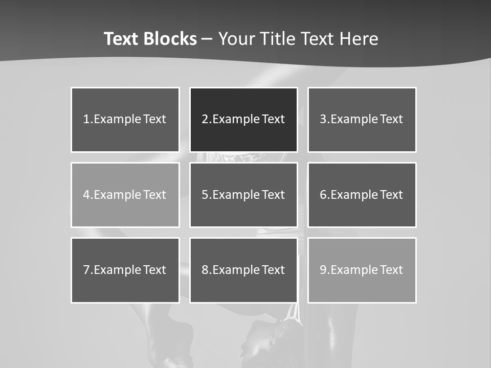 Dance Pretty Black PowerPoint Template