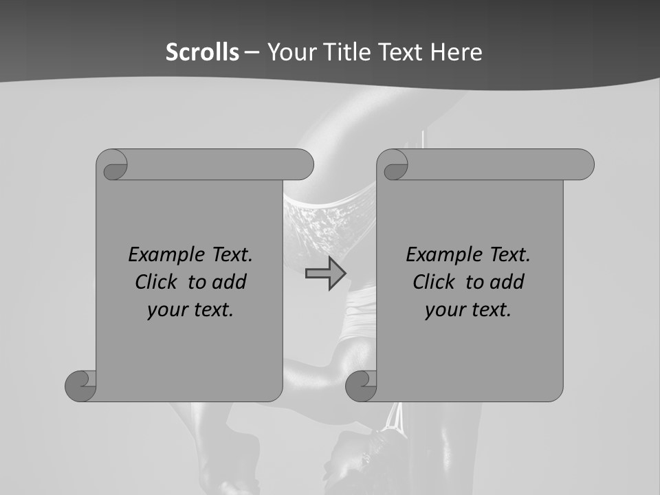 Dance Pretty Black PowerPoint Template