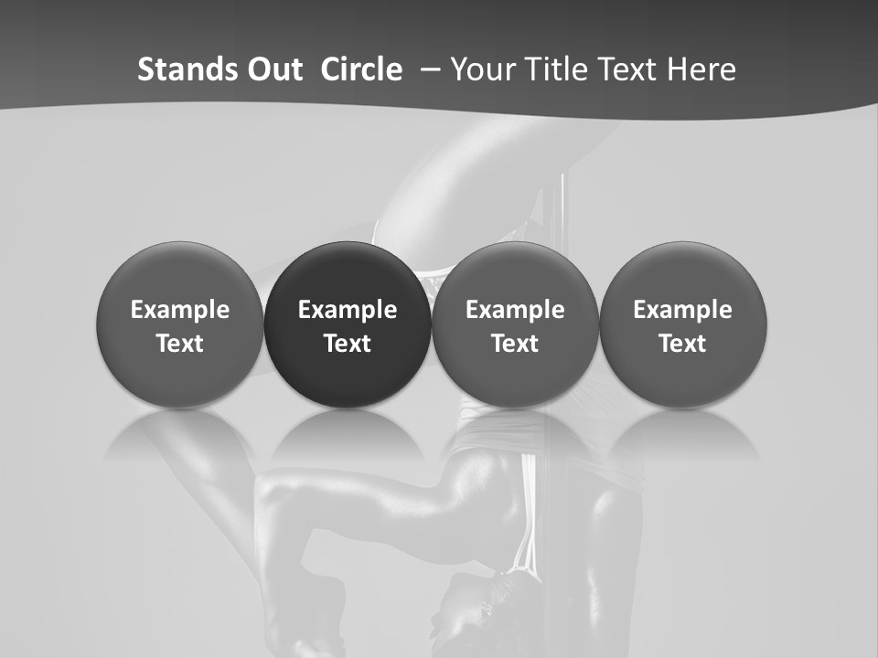 Dance Pretty Black PowerPoint Template