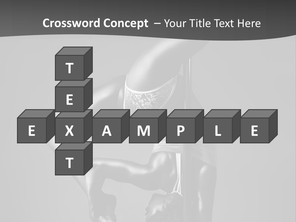 Dance Pretty Black PowerPoint Template