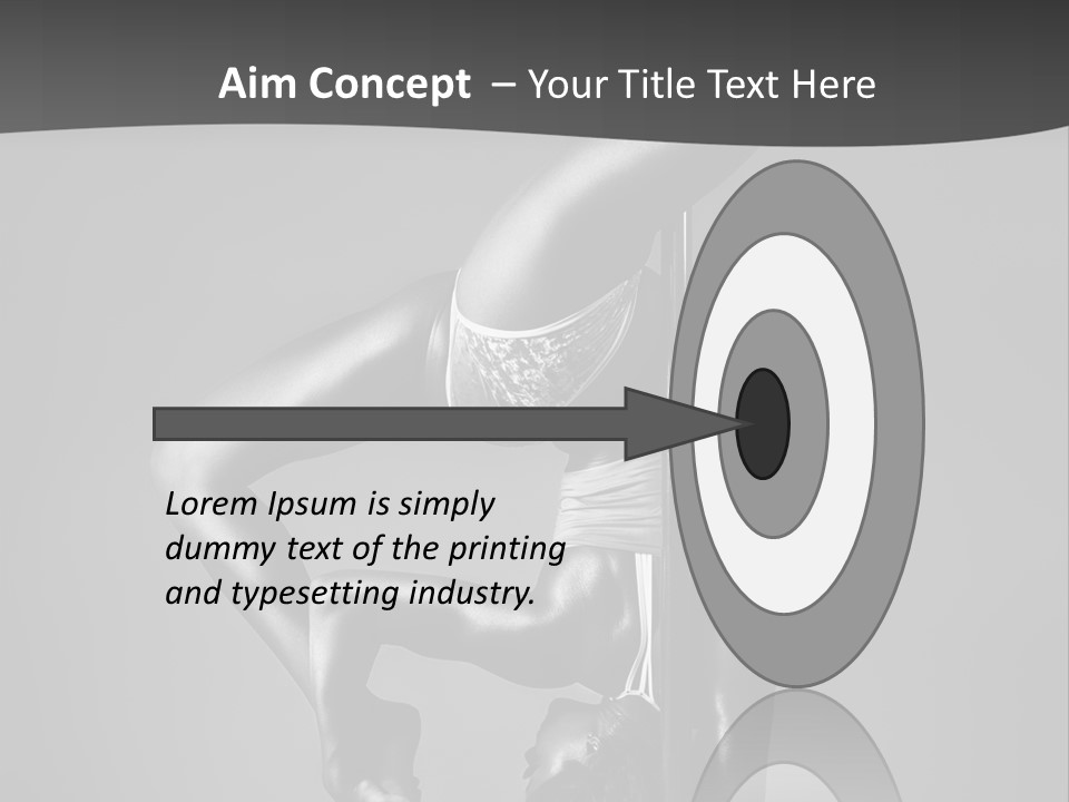 Dance Pretty Black PowerPoint Template