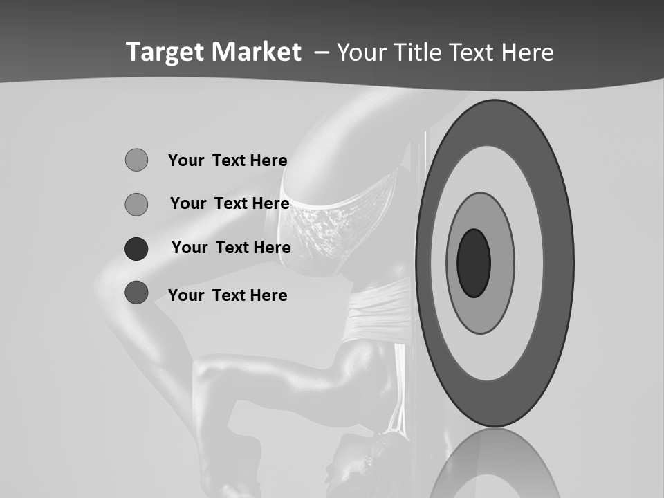 Dance Pretty Black PowerPoint Template