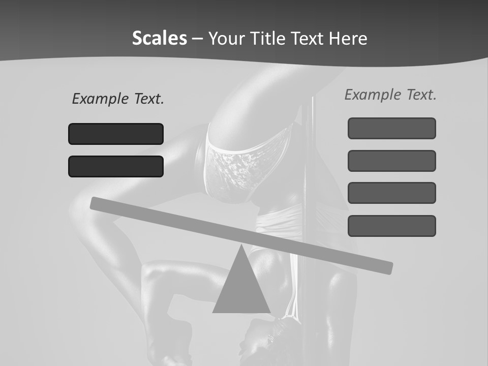 Dance Pretty Black PowerPoint Template