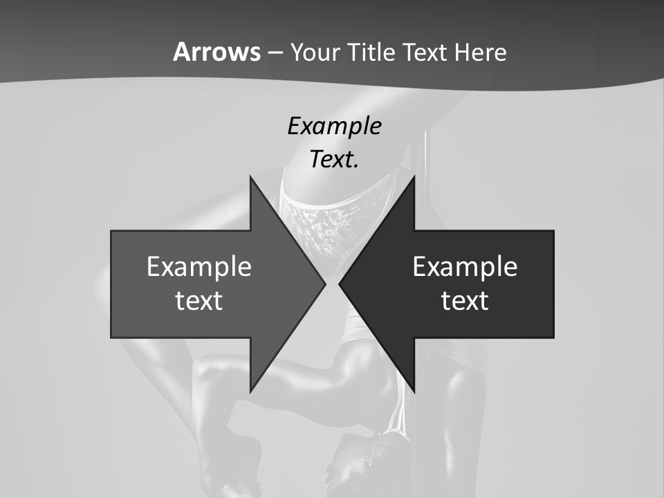 Dance Pretty Black PowerPoint Template