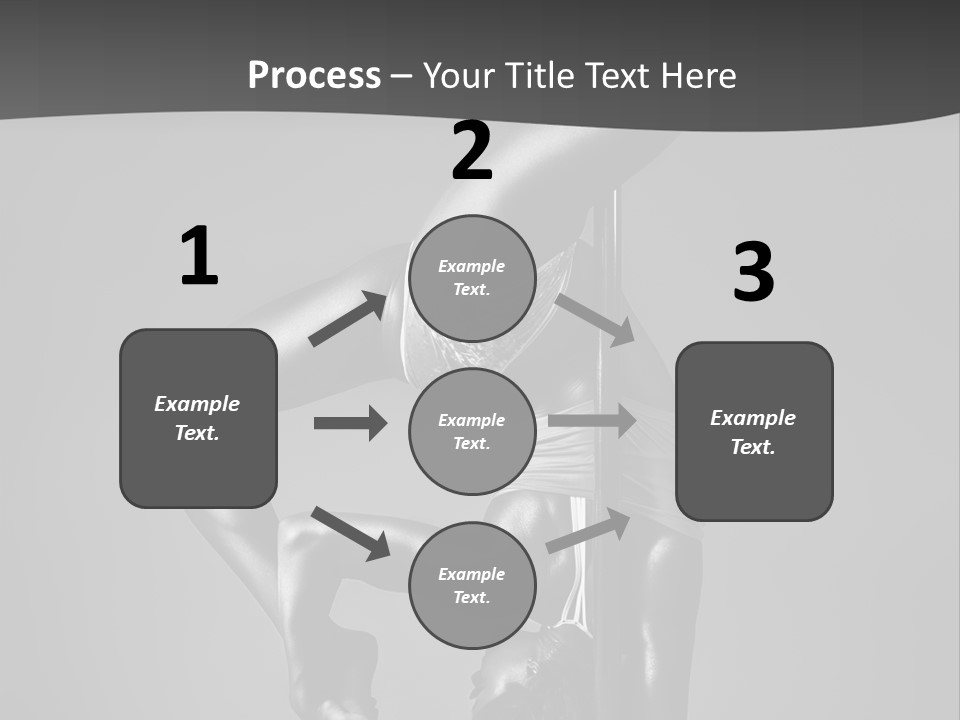 Dance Pretty Black PowerPoint Template