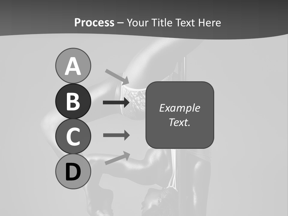 Dance Pretty Black PowerPoint Template