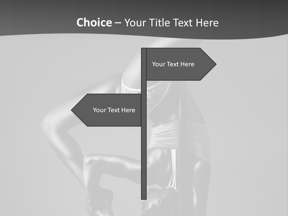 Dance Pretty Black PowerPoint Template