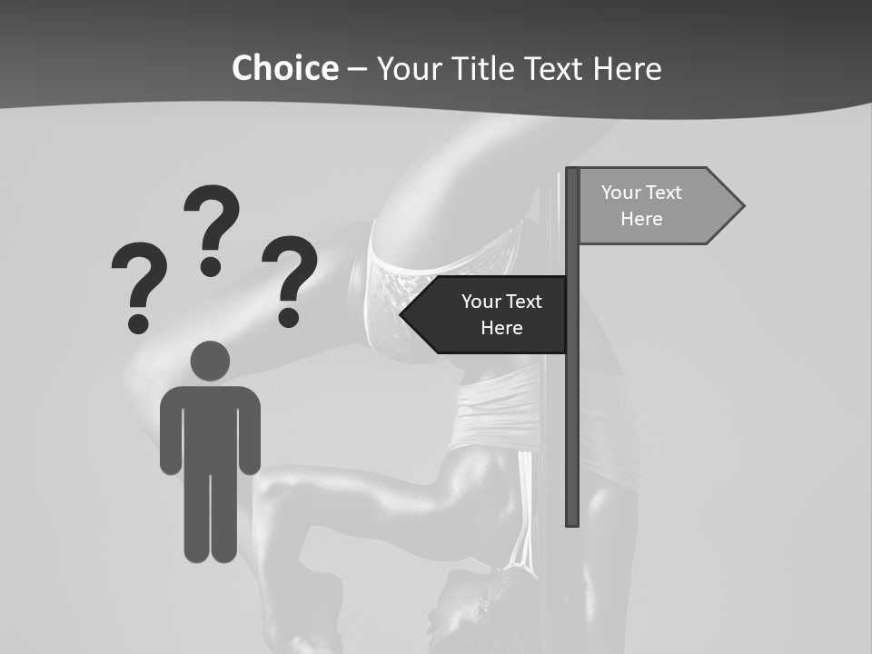 Dance Pretty Black PowerPoint Template